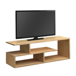 Έπιπλο τηλεόρασης Forever  χρώμα φυσικό οξιάς 120x30x40cm.