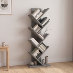 Βιβλιοθήκη Maxy  χρώμα γκρι σκυροδέματος 45x26,4x120εκ.