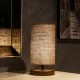 Φωτιστικό επιτραπέζιο Winkler wicker ύφασμα/ξύλο/μέταλλο χρώμα ανοιχτό καφέ 15x24x30εκ. Φωτιστικό επιτραπέζιο Winkler wicker ύφασμα/ξύλο/μέταλλο χρώμα ανοιχτό καφέ 15x24x30εκ.