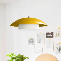 Φωτιστικό οροφής Eliora  E27 μεταλλικό μονόφωτο χρώμα κίτρινο Ø36x100εκ. Φωτιστικό οροφής Eliora  E27 μεταλλικό μονόφωτο χρώμα κίτρινο Ø36x100εκ.