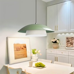 Φωτιστικό οροφής Eliora  E27 μεταλλικό μονόφωτο χρώμα μέντα Ø36x100εκ. Φωτιστικό οροφής Eliora  E27 μεταλλικό μονόφωτο χρώμα μέντα Ø36x100εκ.