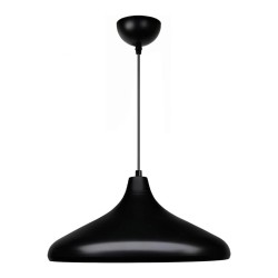 Φωτιστικό οροφής Lela  E27 μεταλλικό μονόφωτο χρώμα μαύρο Ø31x100εκ. Φωτιστικό οροφής Lela  E27 μεταλλικό μονόφωτο χρώμα μαύρο Ø31x100εκ.