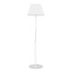 Φωτιστικό δαπέδου Vilo  E27 μεταλλικό - ύφασμα Pvc χρώμα λευκό Ø35x152εκ.