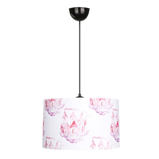 Φωτιστικό οροφής Tale  E27 ύφασμα PVC μονόφωτο πολύχρωμο Ø33x70εκ.