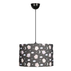 Φωτιστικό οροφής Tale  E27 ύφασμα PVC μονόφωτο πολύχρωμο Ø33x70εκ.