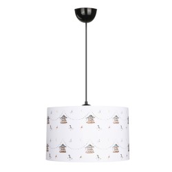 Φωτιστικό οροφής Tale  E27 ύφασμα PVC μονόφωτο πολύχρωμο Ø33x70εκ.