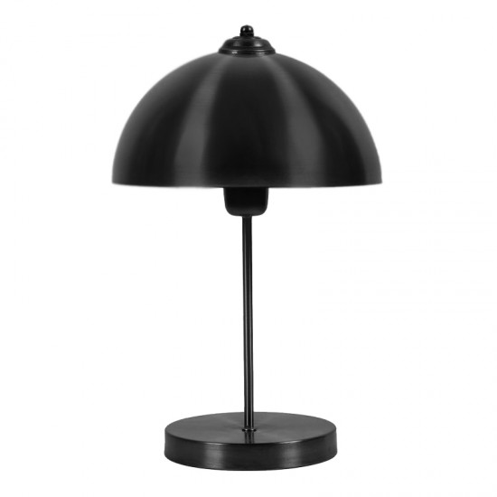 Φωτιστικό επιτραπέζιο Hersey Megapap E27 μεταλλικό χρώμα μαύρο 25x25x40εκ. - 0234110