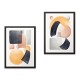 Πίνακας "Shapes" 2 τμχ. σε πλαίσιο 35x45x2εκ. Πίνακας "Shapes" 2 τμχ. σε πλαίσιο 35x45x2εκ.