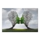 Πίνακας σε καμβά "Trees Growing With Love" ψηφιακής εκτύπωσης 75x50x3εκ. Πίνακας σε καμβά "Trees Growing With Love" ψηφιακής εκτύπωσης 75x50x3εκ.