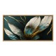 Πίνακας σε καμβά "Exotic Flower" ψηφιακής εκτύπωσης με κορνίζα χρώμα χρυσό 140x70x3εκ. Πίνακας σε καμβά "Exotic Flower" ψηφιακής εκτύπωσης με κορνίζα χρώμα χρυσό 140x70x3εκ.