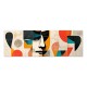 Πίνακας σε καμβά "Abstract Faces" ψηφιακής εκτύπωσης 150x50x3εκ. Πίνακας σε καμβά "Abstract Faces" ψηφιακής εκτύπωσης 150x50x3εκ.
