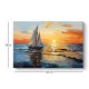 Πίνακας σε καμβά "Fisherman at the sunset" ψηφιακής εκτύπωσης 120x60x3εκ. Πίνακας σε καμβά "Fisherman at the sunset" ψηφιακής εκτύπωσης 120x60x3εκ.