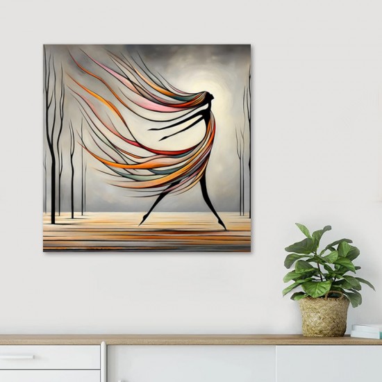 Πίνακας σε καμβά "Abstract Woman" ψηφιακής εκτύπωσης 60x60x3εκ. Πίνακας σε καμβά "Abstract Woman" ψηφιακής εκτύπωσης 60x60x3εκ.