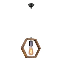 Φωτιστικό οροφής Esela  E27 ξύλινο μονόφωτο χρώμα φυσικό 26x4x70εκ. Φωτιστικό οροφής Esela  E27 ξύλινο μονόφωτο χρώμα φυσικό 26x4x70εκ.