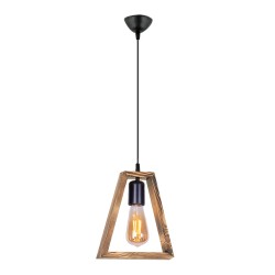 Φωτιστικό οροφής Esela  E27 ξύλινο μονόφωτο χρώμα φυσικό 24x4x70εκ. Φωτιστικό οροφής Esela  E27 ξύλινο μονόφωτο χρώμα φυσικό 24x4x70εκ.