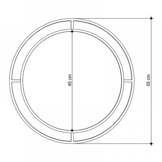 Καθρέφτης τοίχου Bubble  αλουμινίου χρώμα χρυσό 57x2x57εκ. Καθρέφτης τοίχου Bubble  αλουμινίου χρώμα χρυσό 57x2x57εκ.