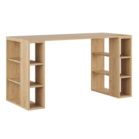 Γραφείο εργασίας Colmar  χρώμα sapphire oak 140x60x75εκ