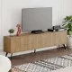 Έπιπλο τηλεόρασης Dune  χρώμα sapphire oak 180x29,6x50εκ.