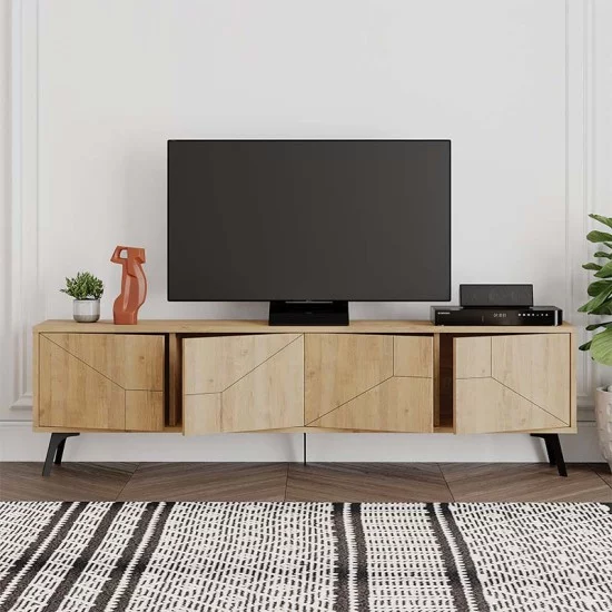 Έπιπλο τηλεόρασης Dune  χρώμα sapphire oak 180x29,6x50εκ.