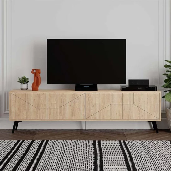 Έπιπλο τηλεόρασης Dune  χρώμα sapphire oak 180x29,6x50εκ.