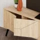 Έπιπλο τηλεόρασης Dune  χρώμα sapphire oak 180x29,6x50εκ.