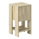 Κομοδίνο Ema  χρώμα travertine 30x30x55εκ.