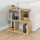 Τραπεζάκι βοηθητικό Homemania  χρώμα sapphire oak 60x20x60εκ.