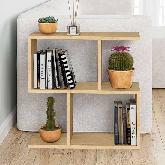 Τραπεζάκι βοηθητικό Homemania  χρώμα sapphire oak 60x20x60εκ.