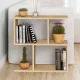 Τραπεζάκι βοηθητικό Homemania  χρώμα sapphire oak 60x20x60εκ.