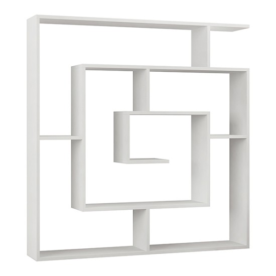 Βιβλιοθήκη Labirent  χρώμα λευκό 125x22x129εκ. Βιβλιοθήκη Labirent  χρώμα λευκό 125x22x129εκ.