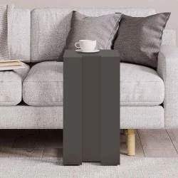 Τραπεζάκι βοηθητικό Muju  χρώμα ανθρακί 30x40x57εκ.