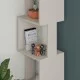 Βιβλιοθήκη Piri  χρώμα sandstone 35x30x161εκ.