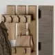 Έπιπλο εισόδου Vesty  χρώμα ανοιχτό καρυδί 100x30x61εκ.