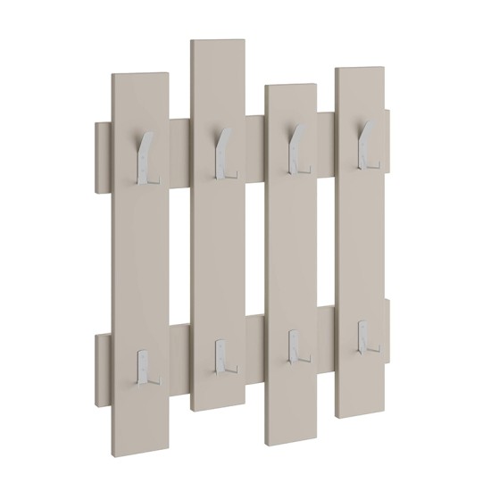 Κρεμάστρα τοίχου Wave  χρώμα sandstone 64x4x81εκ.