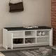 Παπουτσοθήκη Zulla  χρώμα λευκό 110x37x43εκ.
