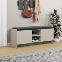 Παπουτσοθήκη Zulla  χρώμα sandstone 110x37x43εκ.