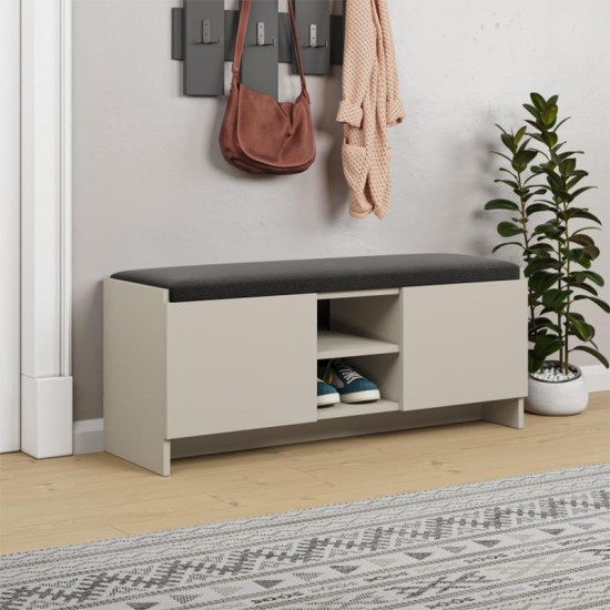 Παπουτσοθήκη Zulla χρώμα sandstone 110x37x43εκ. Παπουτσοθήκη Zulla χρώμα sandstone 110x37x43εκ.