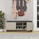 Παπουτσοθήκη Zulla χρώμα sandstone 110x37x43εκ. Παπουτσοθήκη Zulla χρώμα sandstone 110x37x43εκ.