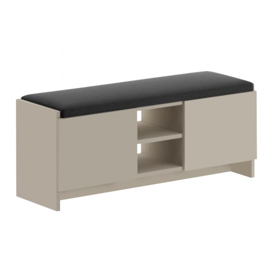 Παπουτσοθήκη Zulla χρώμα sandstone 110x37x43εκ. Παπουτσοθήκη Zulla χρώμα sandstone 110x37x43εκ.