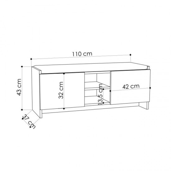Παπουτσοθήκη Zulla χρώμα sandstone 110x37x43εκ. Παπουτσοθήκη Zulla χρώμα sandstone 110x37x43εκ.