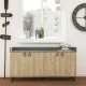 Μπουφές Dea χρώμα φυσικό οξιάς - ανθρακί 140x36x80εκ. Μπουφές Dea χρώμα φυσικό οξιάς - ανθρακί 140x36x80εκ.