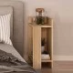 Κομοδίνο Elos σετ 2 τεμαχίων χρώμα sapphire oak 25x27x60εκ. Κομοδίνο Elos σετ 2 τεμαχίων χρώμα sapphire oak 25x27x60εκ.