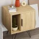 Κομοδίνο Glynn  χρώμα φυσικό οξιάς 50,2x44,6x60εκ.