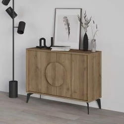 Μπουφές Gora  χρώμα ανοιχτό καρυδί 110x35,6x82εκ.