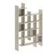 Βιβλιοθήκη Manco  χρώμα sandstone 122x25,5x188εκ.