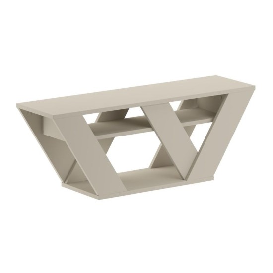 Έπιπλο τηλεόρασης Pipralla  χρώμα sandstone 110x30x40εκ.