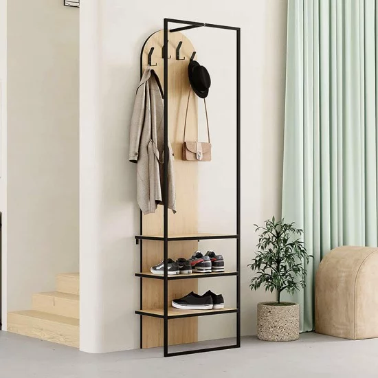 Έπιπλο εισόδου Archy  χρώμα sapphire oak 53x31,7x180εκ.