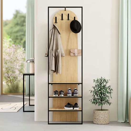 Έπιπλο εισόδου Archy  χρώμα sapphire oak 53x31,7x180εκ.