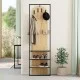Έπιπλο εισόδου Archy  χρώμα sapphire oak 53x31,7x180εκ.