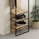 Έπιπλο εισόδου Archy  χρώμα sapphire oak 53x31,7x180εκ.